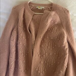 Boden Blush Pink Textured Cardigan